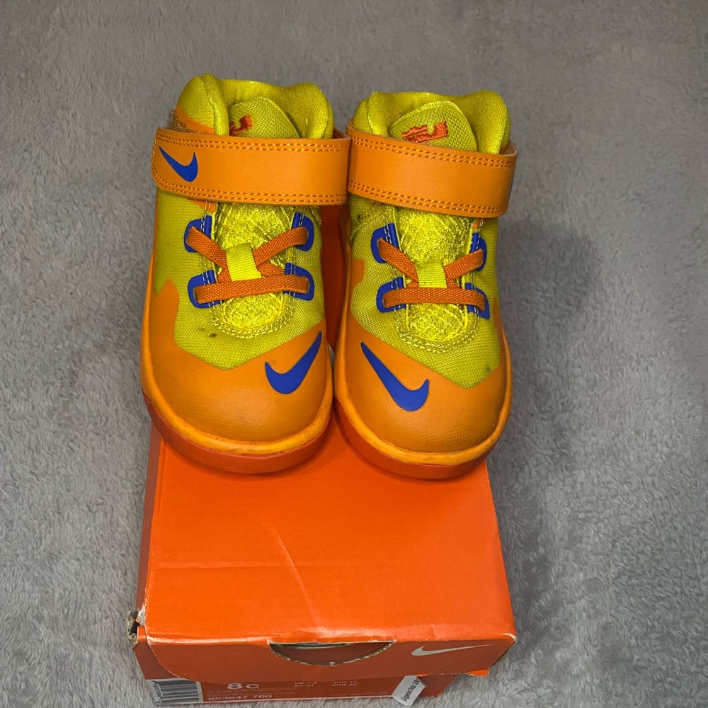 The cutest little kid Nike basketball sneakers!